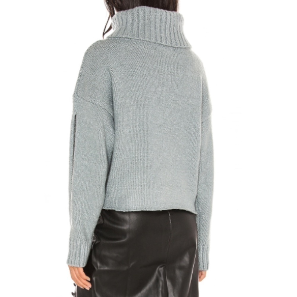 NWT Kendall & Kylie Mossy Sweater Grey - Picture 4 of 8
